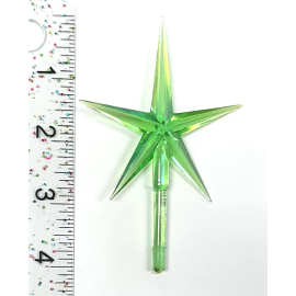 Modern Pointed Aurora Green Star Large
